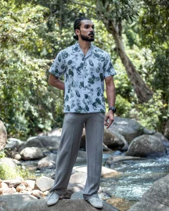 Tropical Leaf Bloom Shirt