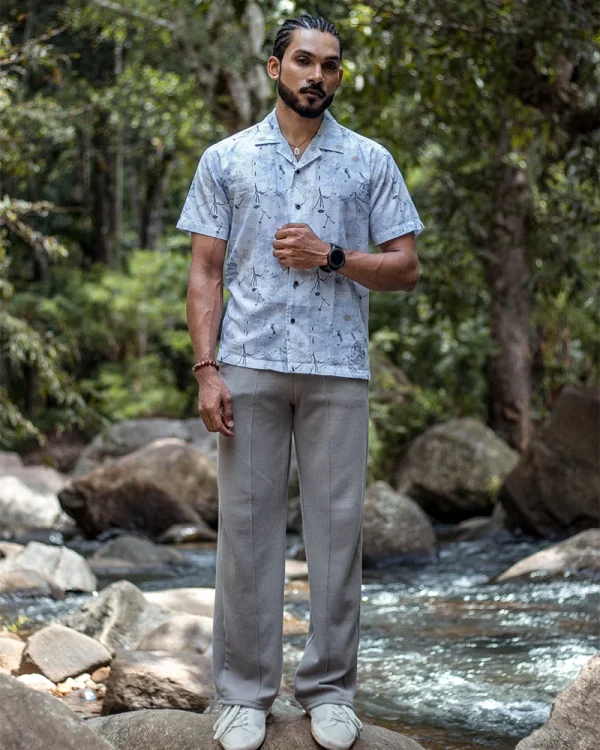 Floral Wave Luxe Shirt