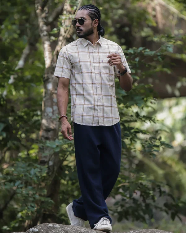 Signature Grid Pattern Shirt