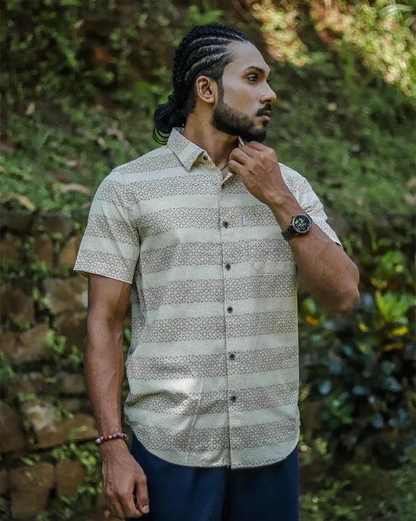 Horizon Stripe Casual Shirt