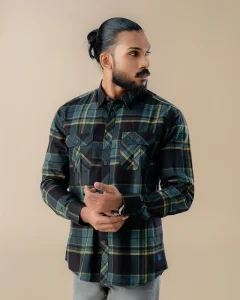 EmeraldHarvest Check Shirt
