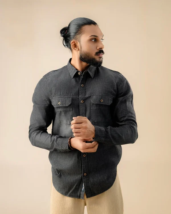 Midnight Forge Denim Shirt