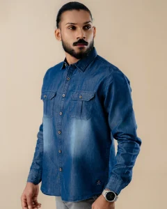 Midnight Fade Denim Shirt