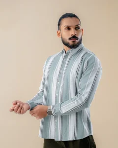 Arctic Textured Stripe Shirt
