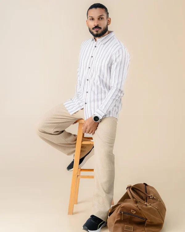 Urban White Striped Shirt