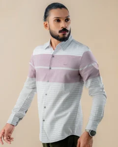 SoftBloom Premium Striped Shirt