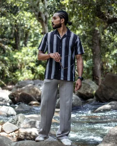 Oceanic Teal Mosaic Shirt