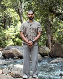 Safari Earth Floral Shirt