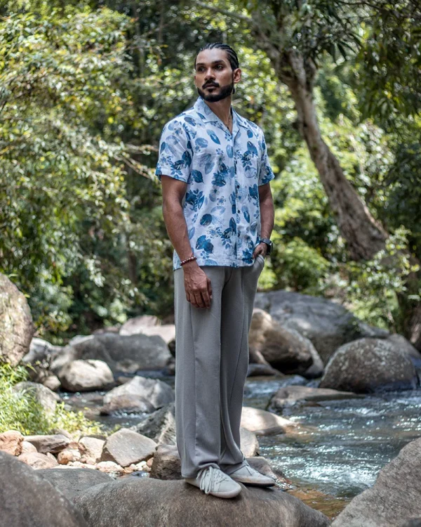 Heritage Olive Geometric Shirt