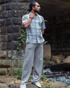 Skyward Popcorn Check Shirt