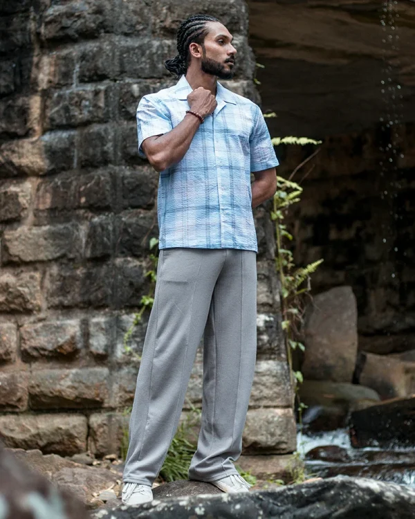 The Skyward Popcorn Check Shirt