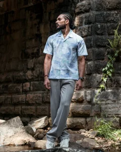 Azure Cloud Popcorn Shirt