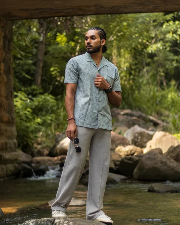 Midnight Dahlia Casual Shirt