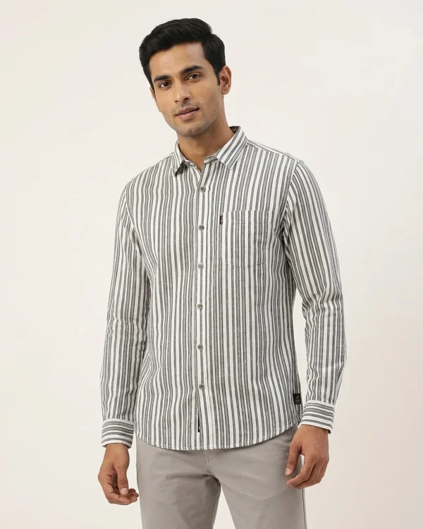 Slate Mono Linear Long Sleeve