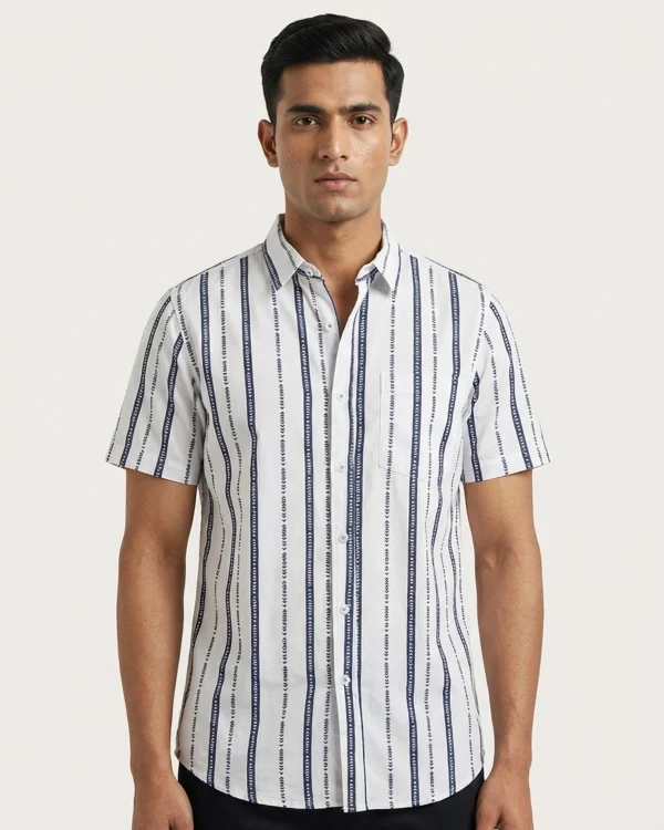 Arctic Tribal Stripe Short Sleeve