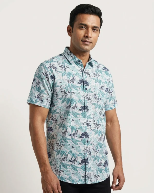 Aztec Etched Linear Short Sleeve