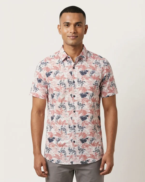 Arctic Navy Etched Short Sleeve