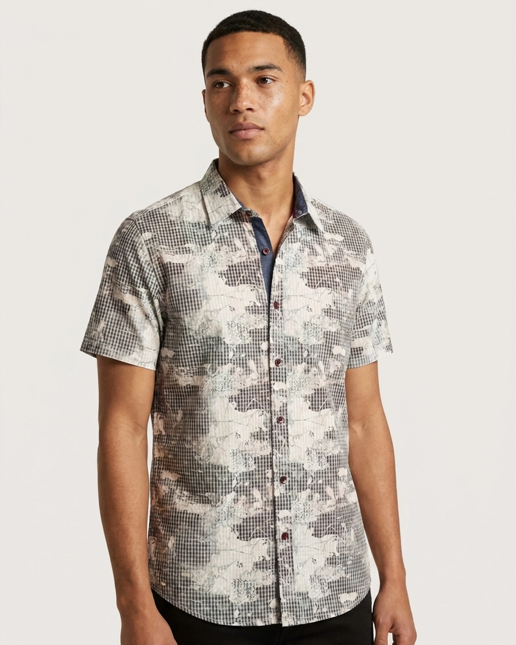 Urban Abstract Grid Shirt 1 Urban Abstract Grid Shirt